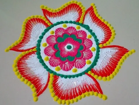 Simple Rangoli Kolam Design Images