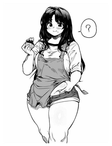 thicc anime girl drawing