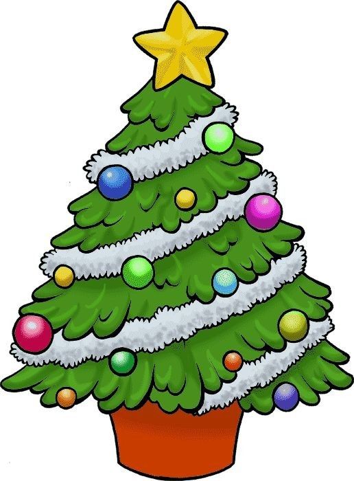christmas tree drawing simple