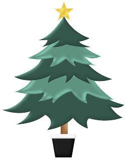 simple christmas tree drawing
